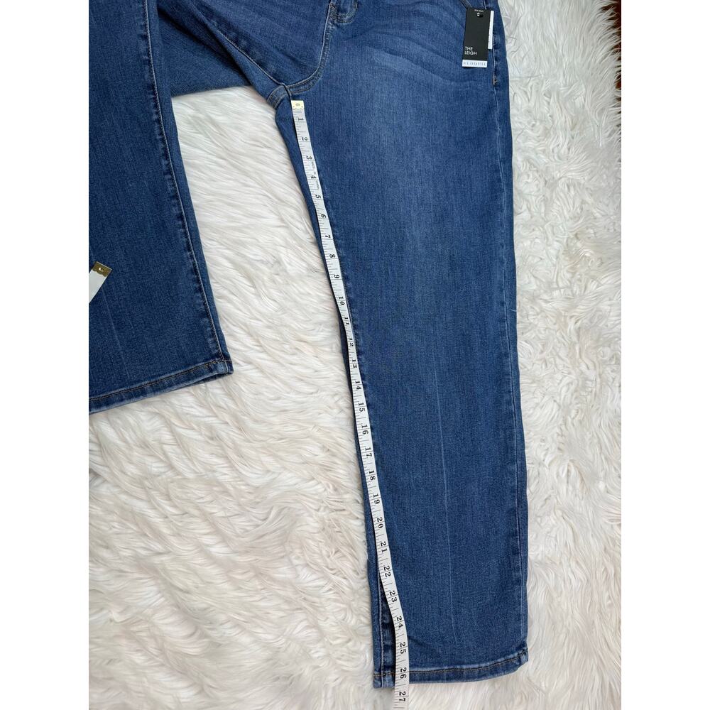 Eloquii The Leigh Super Stretch Slim Leg Jean Blue Size 18 NWT Plus Size Denim - Picture 4 of 11